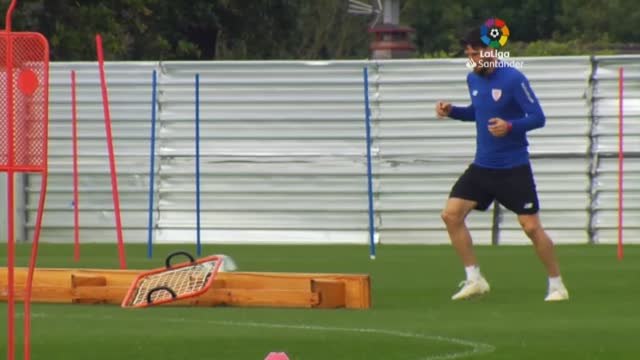 El Athletic regresa a los entrenamientos en Lezama tras la cuarentena