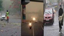 #Watch : Dust Storm Hits Delhi, Weather Changed Suddenly | Oneindia Telugu