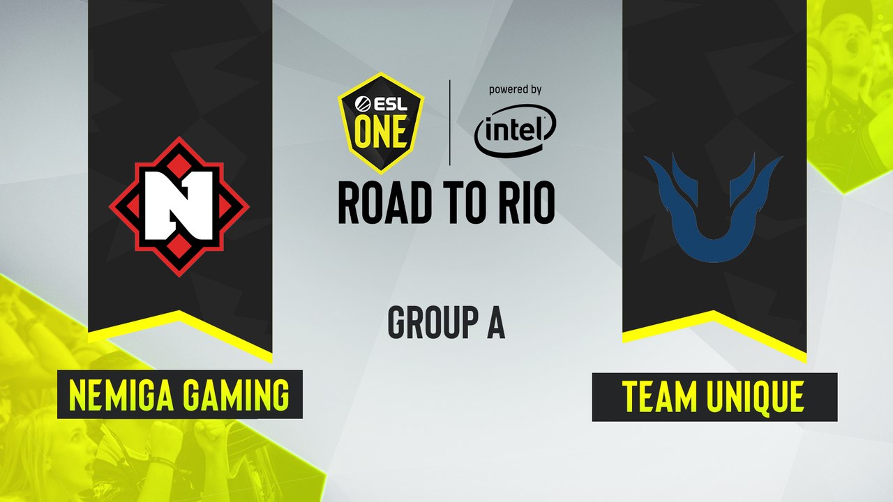 CSGO - Team Unique vs. Nemiga Gaming [Dust2] Map 2 - ESL One Road to Rio - Group A - CIS