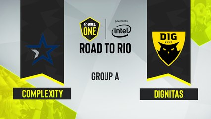 CSGO - Dignitas vs. Complexity Gaming [Dust2] Map 2 - ESL One Road to Rio - Group A - EU