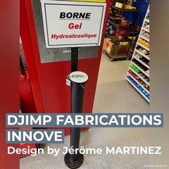 Une entreprise de Port-de Bouc crée une borne de gel hydroalcoolique