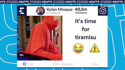 Privé de Ligue des champions, Mbappé se rattrape avec... un tiramisu