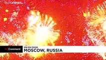 الألعاب النارية تضيء سماء روسيا احتفالا بذكرى 