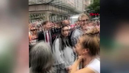 Almanya'da koronavirüs aşısına karşı protesto