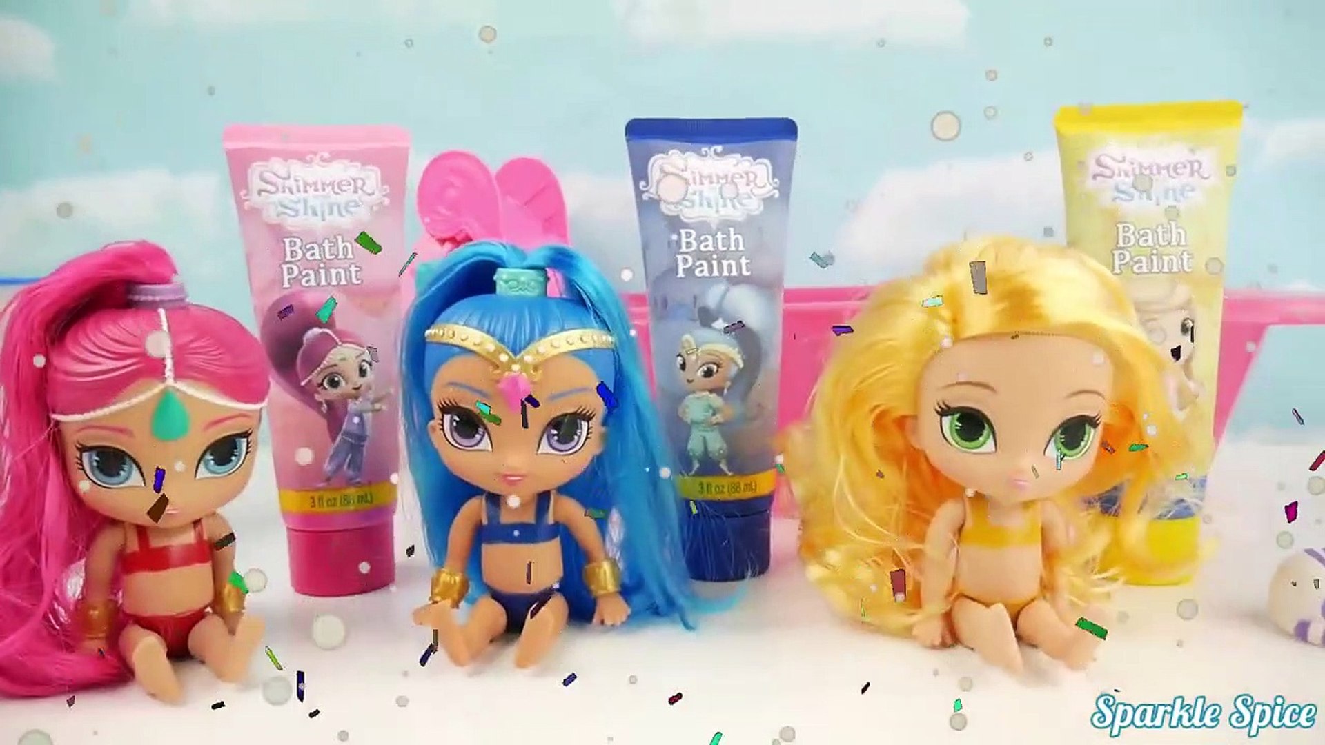 shimmer and shine slime bath