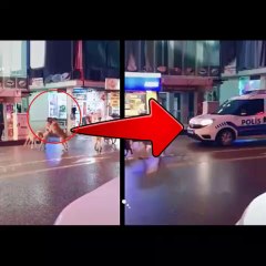 SOKAKTAKi COBAN KOPEKLERiNi POLiS AYIRDI - COP and ANATOLiAN SHEPHERD DOGS