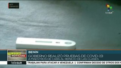 Benín: realizan pruebas de Covid-19 a maestros