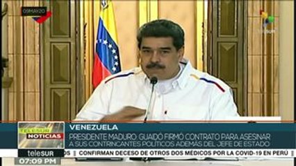 Nicolás Maduro: Guaidó mandó asesinar a sus rivales políticos