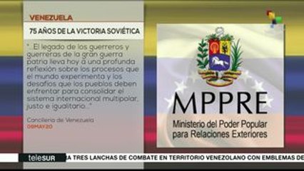 Venezuela reconoce a hombres y mujeres que lucharon contra el fascismo