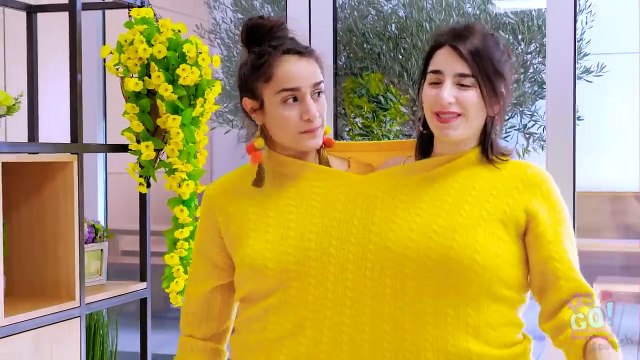 ¡RETO DE GEMELAS POR 24 HORAS! ¡2 chicas pegadas por 1 suéter! Bromas divertidas de 123GO!Challenge