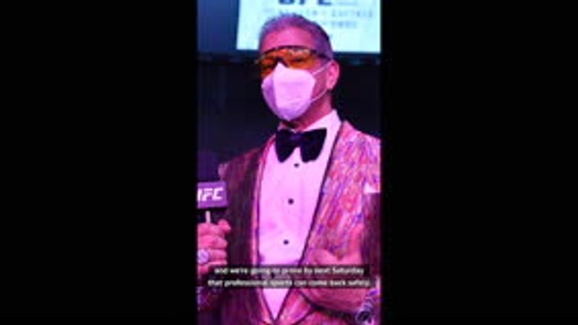 UFC proved pro sports can return safely - Dana White
