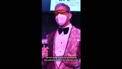 UFC proved pro sports can return safely - Dana White