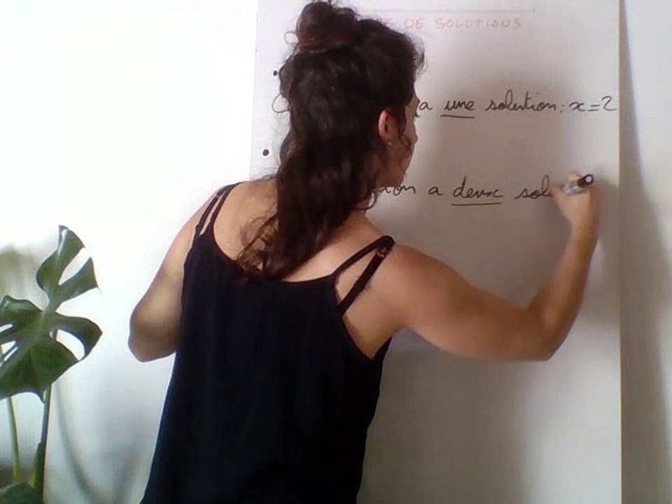 Nombre de solutions