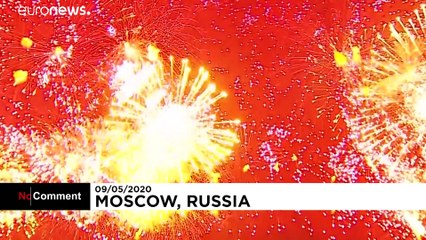Moskau: Feuerwerk zum "Tag des Sieges"