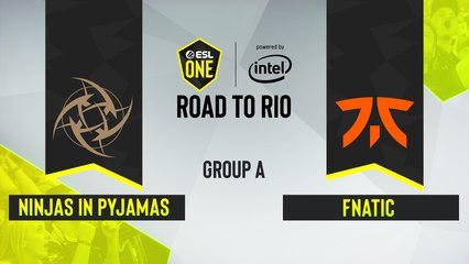 CSGO - Ninjas in Pyjamas vs. Fnatic [Mirage] Map 2 - ESL One Road to Rio - Group A - EU