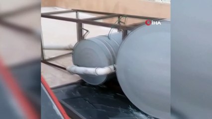 Şiddetli rüzgar güneş enerjisi panellerini devirdi
