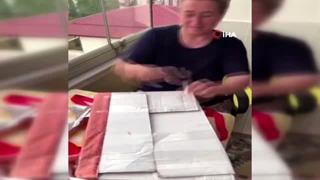 Rize'de anneler günü için 'çay makası' hediyesi gülümsetti