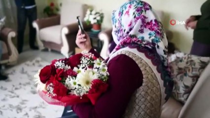 Vali Bilmez ve eşinden şehit annesine sürpriz
