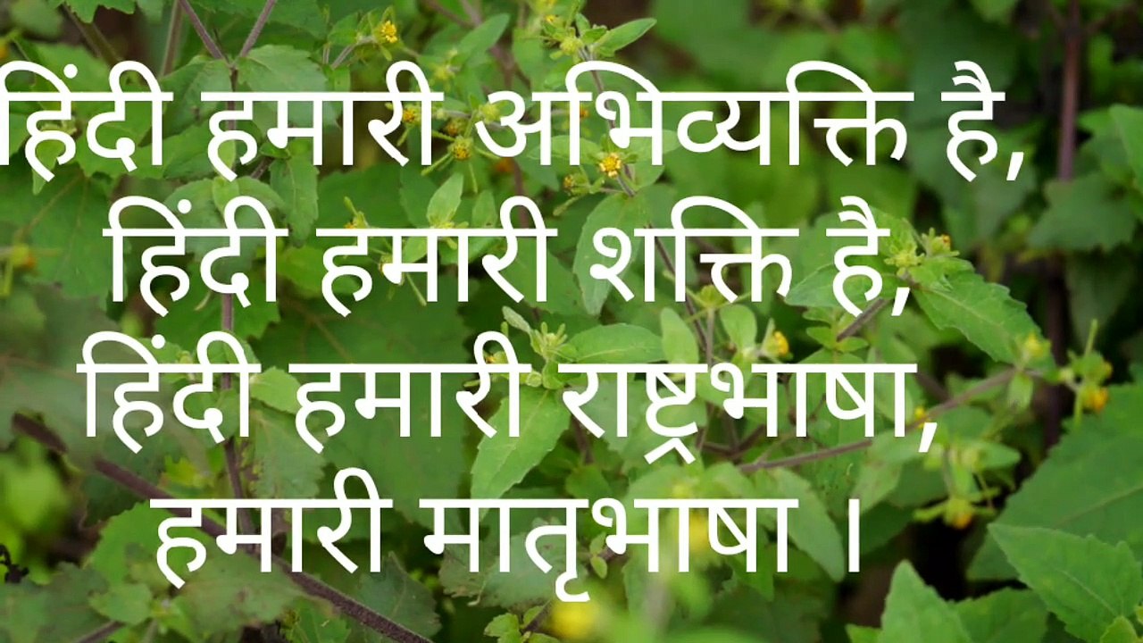 हिंदी हमारी शान - विश्व हिंदी दिवस पर कविता