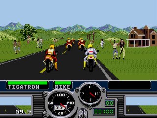 Let´s Play Road Rash (SEGA) - LEVEL 4 - RACE 5 - GRASS VALLEY - No Commentary