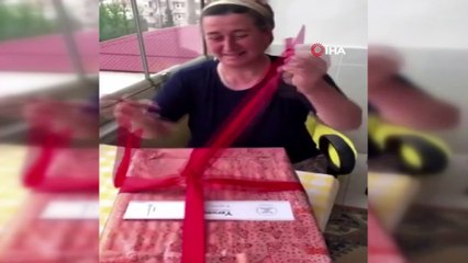 Rize'de anneler günü için 'çay makası' hediyesi gülümsetti