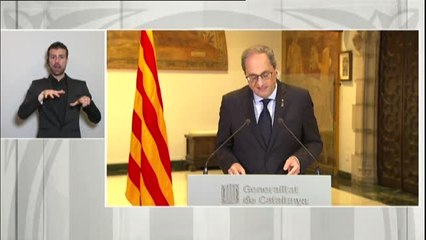 Torra muestra su disconformidad con la decisión de Sanidad de mantener a parte de Cataluña en fase 0