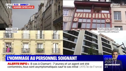Paris, Rouen, Montpellier... À la veille du déconfinement, les Français applaudissent les soignants