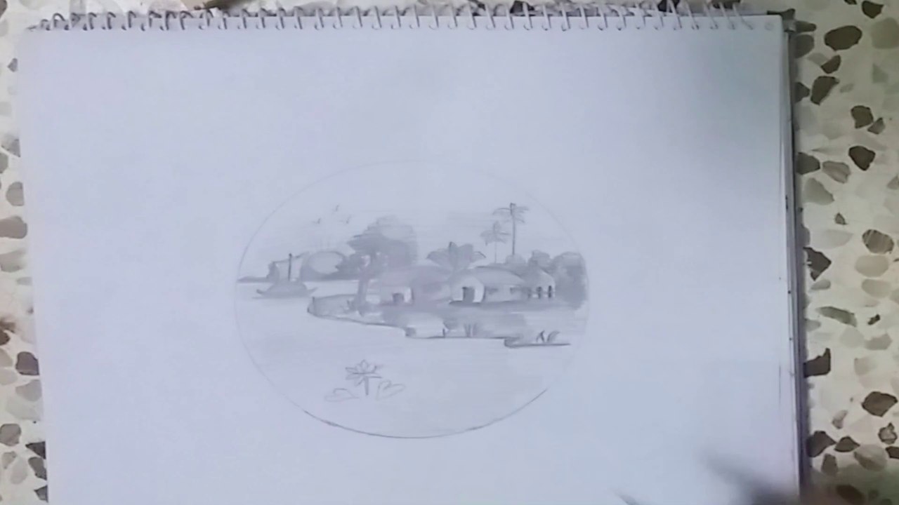 mini landscape drawing