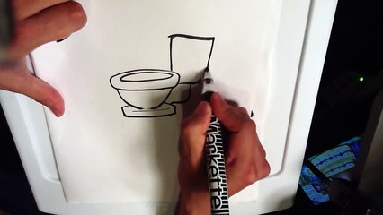 How to Draw a Toilet - Easy Things To Draw