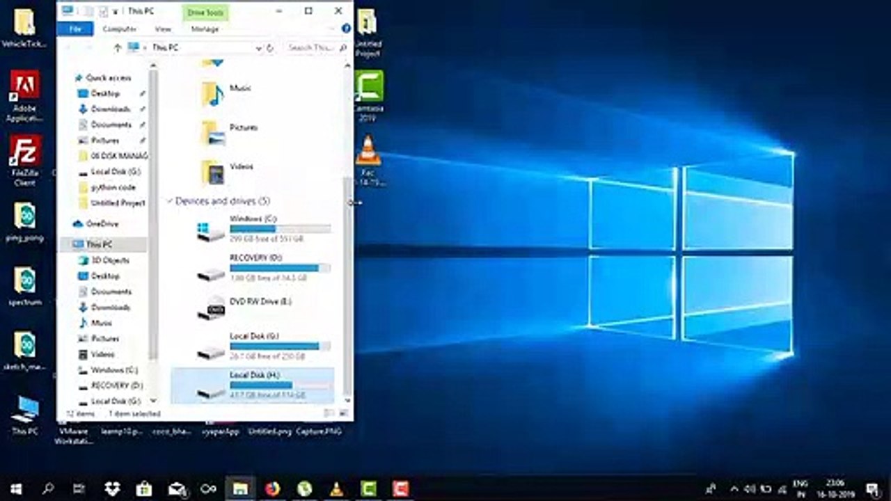 How to hide or show Hard Disk - Partition in Windows