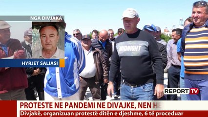 Report TV -Organizoi protestë në Divjakë në kushtet e pandemisë, në hetim ish-deputeti Salianji