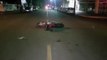 Motociclista ferido em acidente é atendido por Socorristas no São Cristóvão