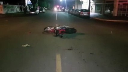 Motociclista ferido em acidente é atendido por Socorristas no São Cristóvão