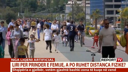 Fundjava e të moshuarve dhe prindërve me fëmijë! Mbushet parku i Liqenit në Tiranë, pamjet