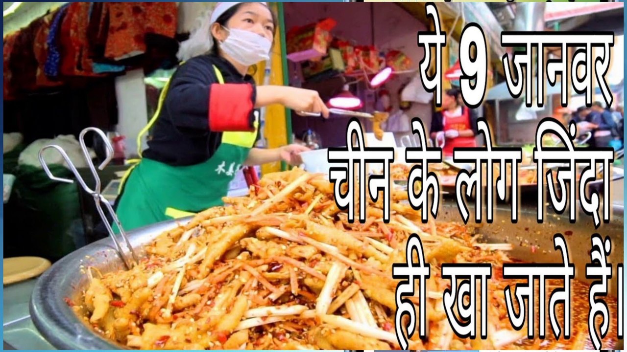 ये 9 जानवर चीन के लोग जिंदा ही खा जाते हैं। || People of China eat these 9 animals alive.