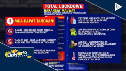 Lockdown sa Brgy. Mauway, Mandaluyong, ipinatupad na