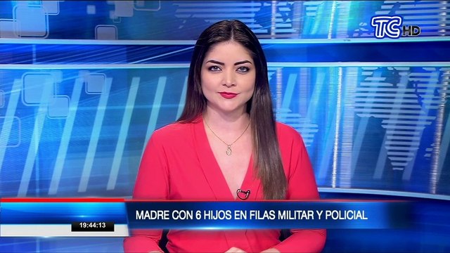 Madre recibió saludos de seis hijos que trabajan en primera línea como militares y policías