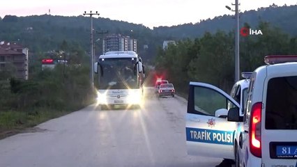 Fildişi Sahili ve Liberya'dan getirilen 88 kişi Düzce'de karantinaya alındı