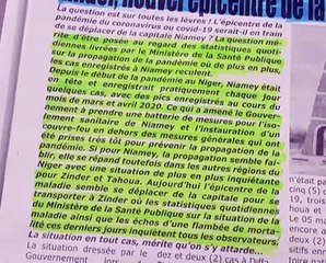 Revue Presse Labari Zarma 08 Mai