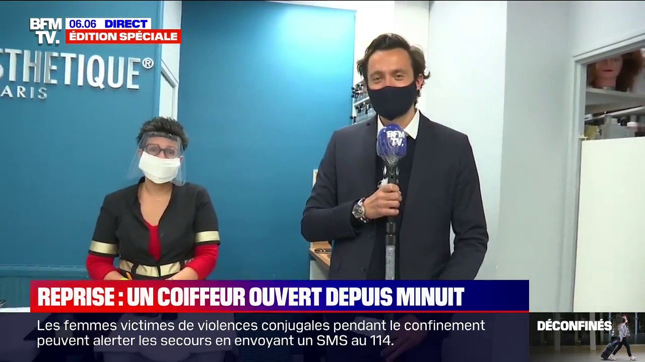 Déconfinement: ce salon de coiffure de Clichy,...