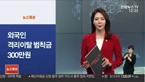 [사이드 뉴스] 외국인 '격리 이탈' 범칙금 50만원→300만원 外