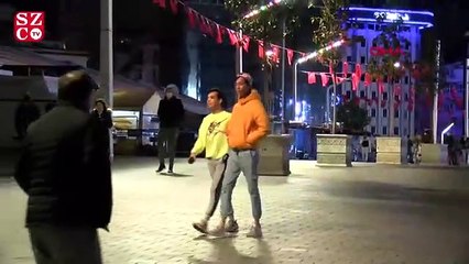 Yasağın bitmesiyle birlikte İstiklal Caddesi'nde yürüyüş yaptılar