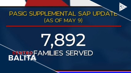 Pasig CIty, patapos na sa SAP distribution