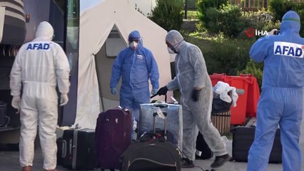 Liberya ve Fildişi Sahili’nden getirilen 98 Türk vatandaşı karantina altına alındı