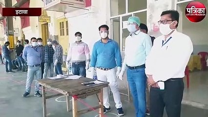गुजरात से 1207 मजदूरों को लेकर आ रही श्रमिक स्पेशल ट्रेन, इटावा रेलवे स्टेशन पर किये गए विशेष इंतज़ाम