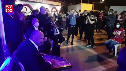 Vatandaşlar konser eşliğinde Kızılay’a kan bağışında bulundu