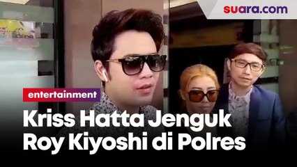 Kriss Hatta Jenguk Roy Kiyoshi di Polres Jakarta Selatan