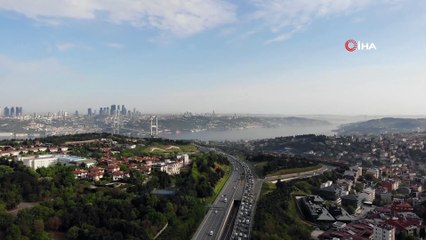 Kısıtlamanın Ardından 15 Temmuz Köprüsünde Trafik Yoğunluğu Yaşandı