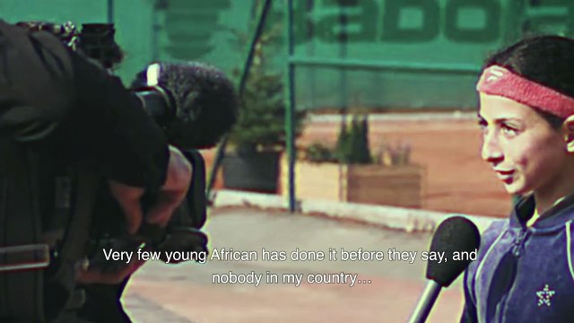 WTA - Ines Ibbou, algerian tennis player, her open letter to top player Dominic Thiem !