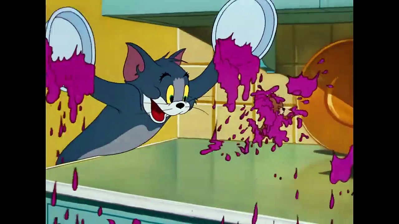 Tom and Jerry  The Dangerous White Mouse   Funny Cartoon